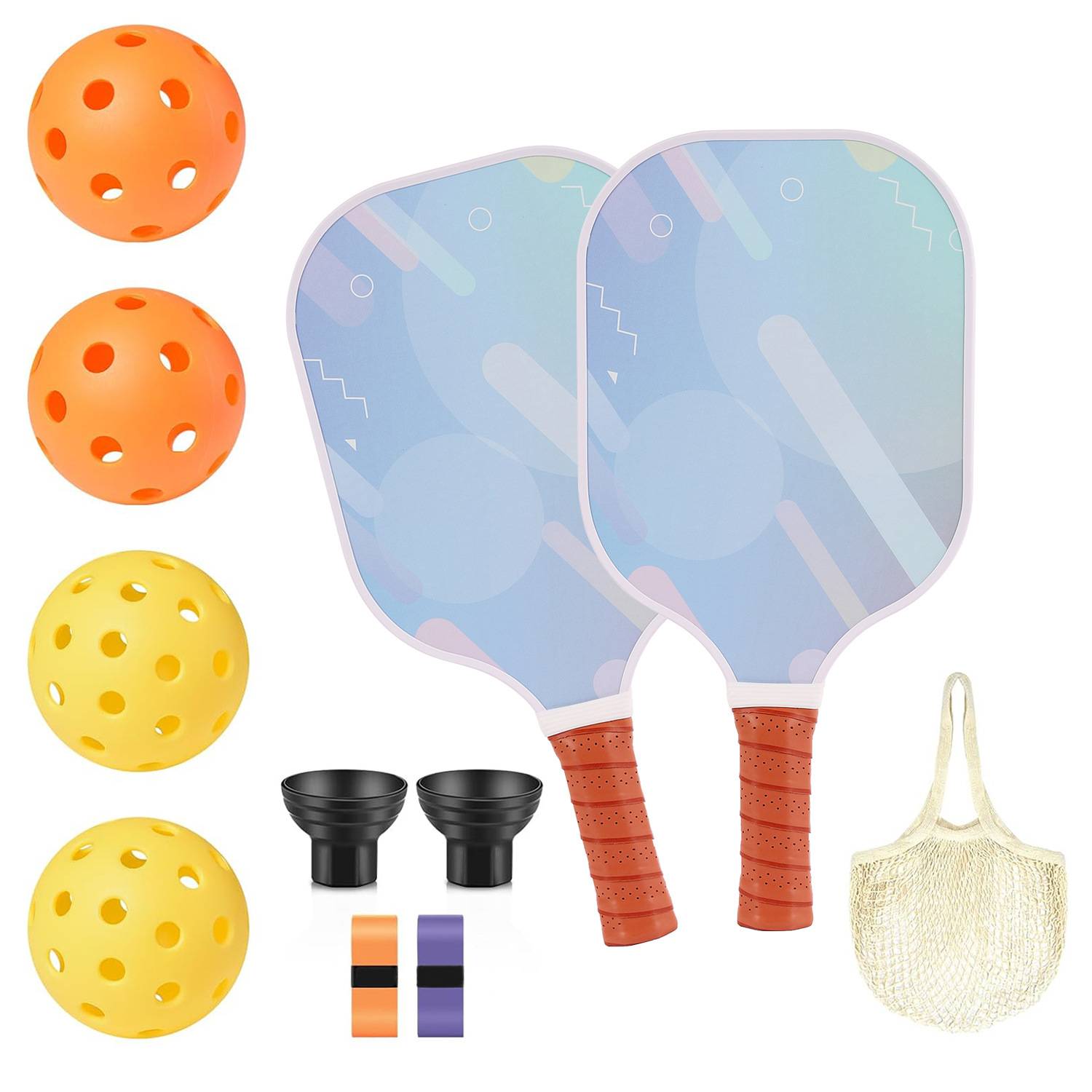 Glass Fiber Poor Size 2 shots+4 ball+2 ball suction vessel+2 hand glue +1 net pocket [Model 6601]